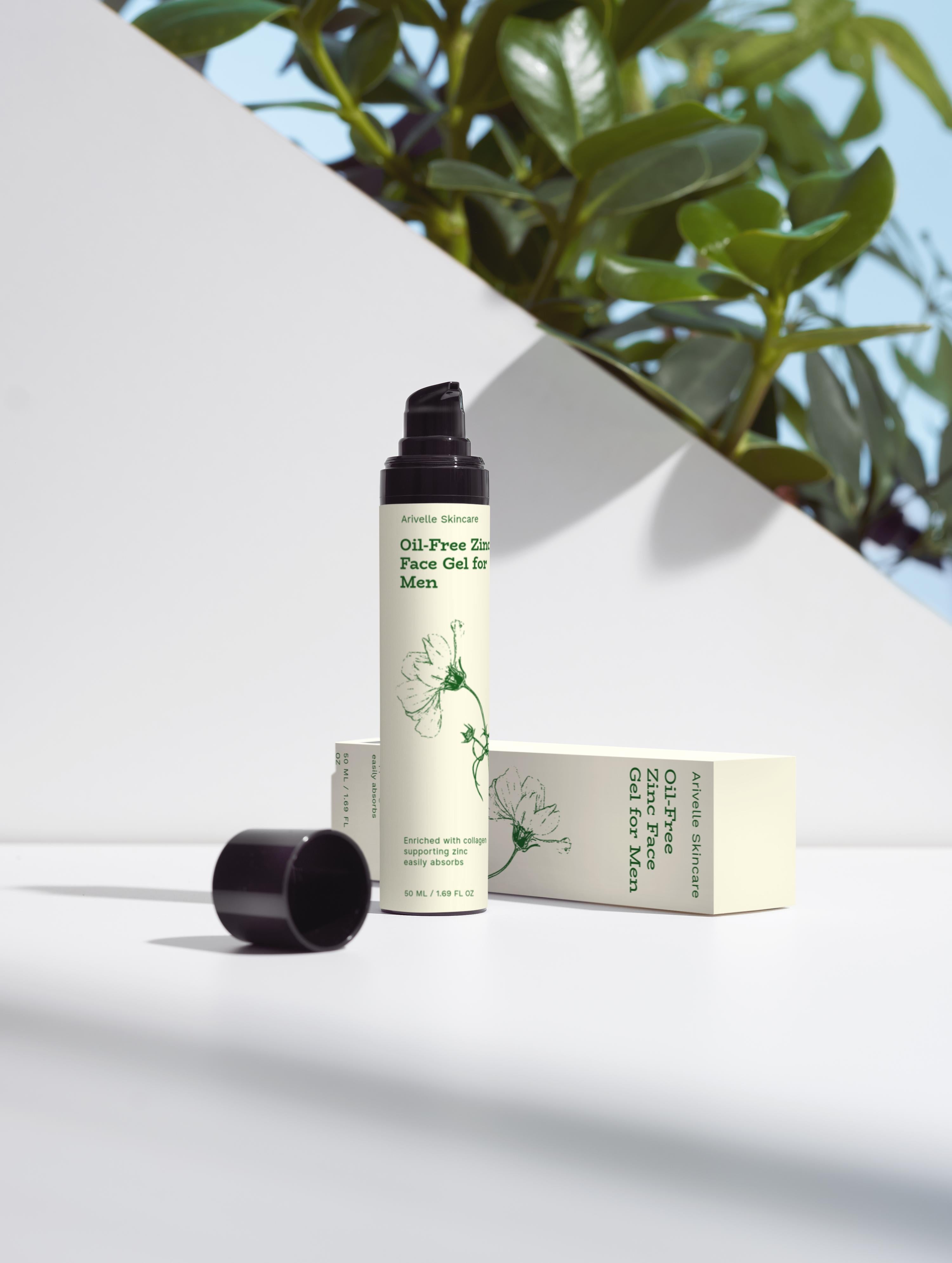 Oil-Free Zinc Face Gel for Men